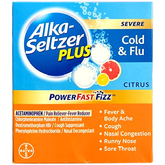 ALKA SELTZER PLUS COLD CITRUS 25ct