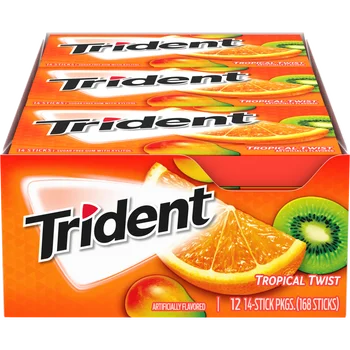 Trident Sugar-Free Gum, Tropical Twist