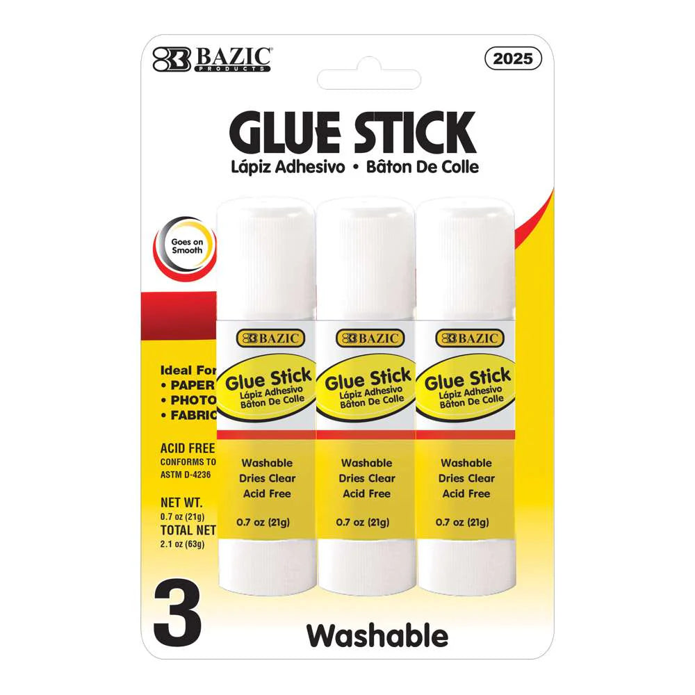 Glue Stick All Purpose (3/Pack)