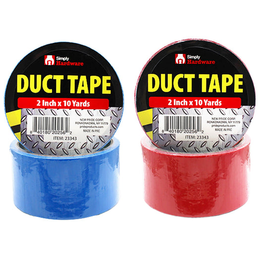 SIMPLY DUCT TAPE 2 IN 10 YD 150 MIC RED / BLUE