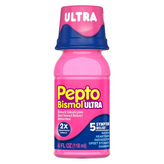 Pepto-Bismol Ultra 5 Symptom Relief Liquid - 4 Oz