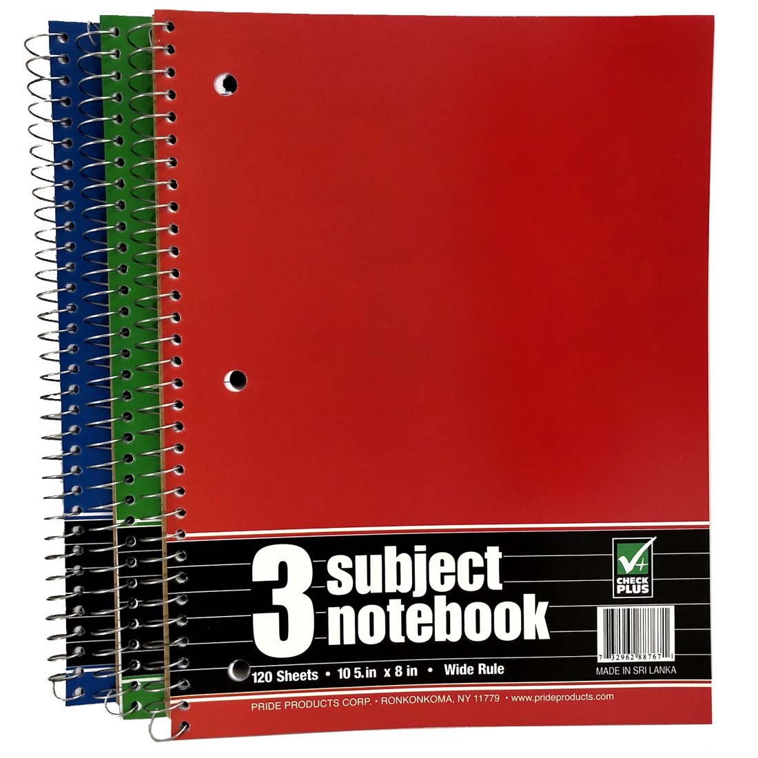 CHECK PLUS SPIRAL NOTEBOOK