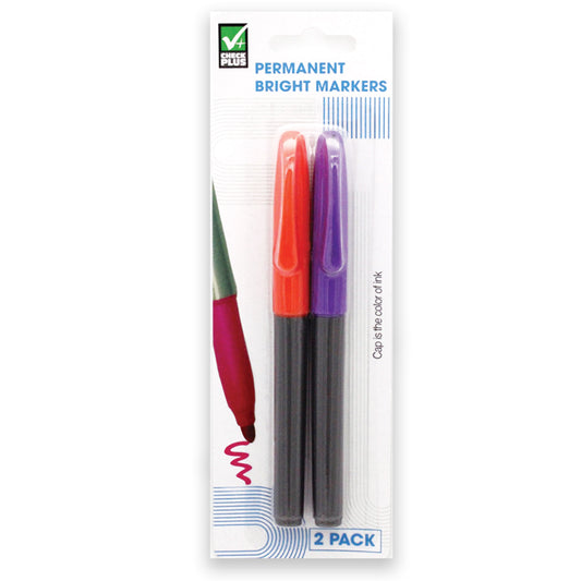 CHECK PLUS PERMANENT MARKER 2 PK