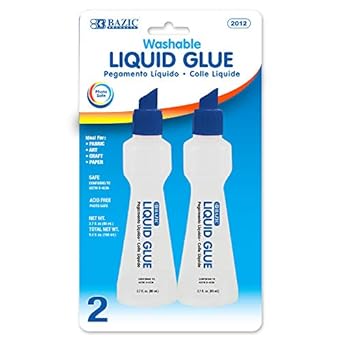 BAZIC Washable Clear Liquid Glue Pen