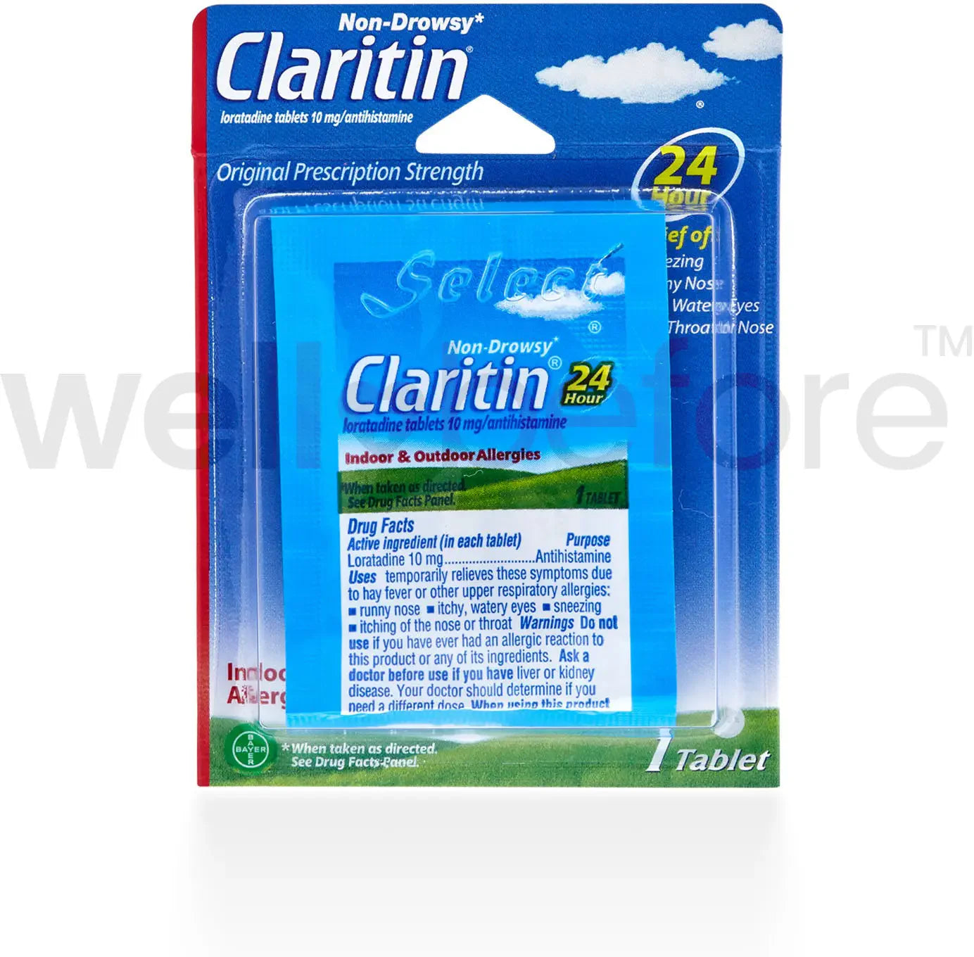 Claritin Allergy Antihistamine 1 Tablet 1 Dozen