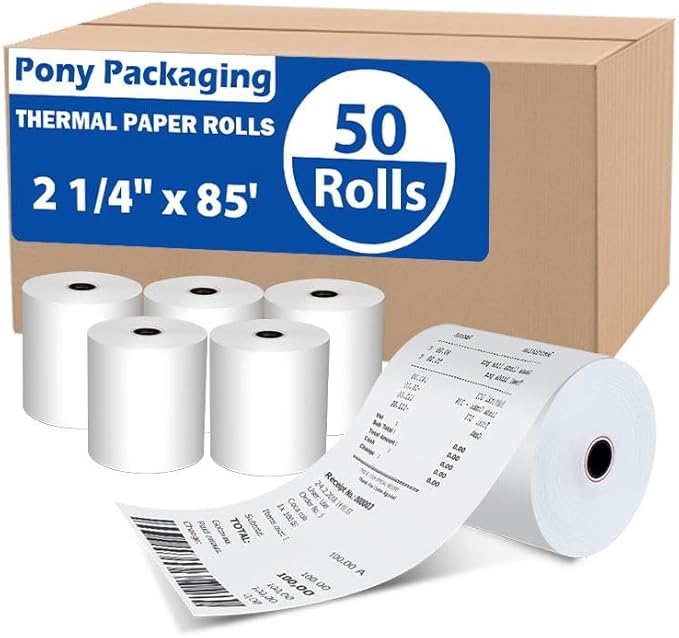 Thermal Receipt Paper 2 1/4" x 85'   50CT