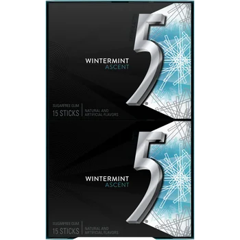 5 Gum Sugar Free Chewing Gum Wintermint Ascent