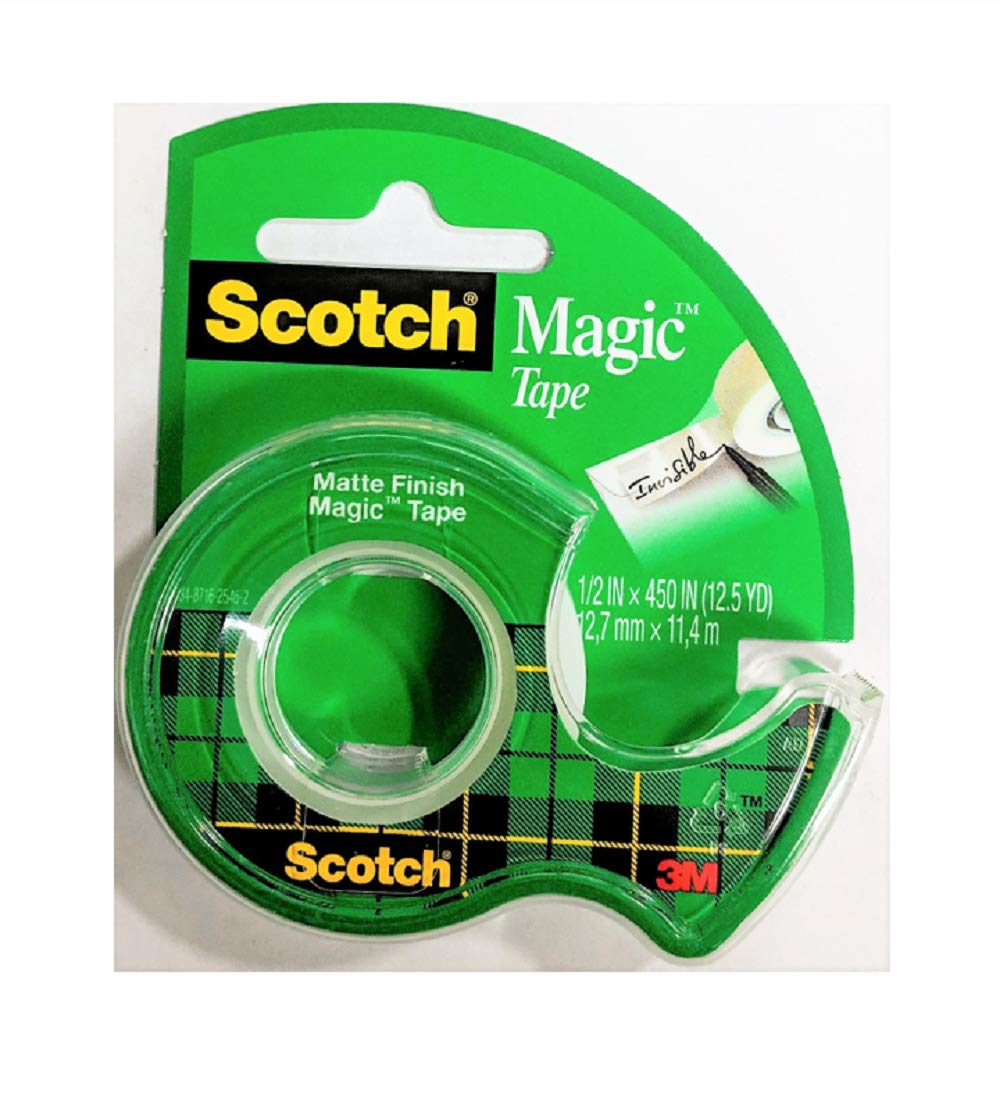 Scotch magic tape 1/2" X 450"