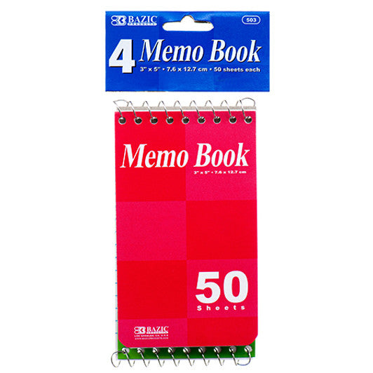 Bazic products memo book 50 sheets