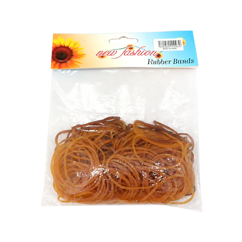 Elastic Rubber Band (Brown) 12pack