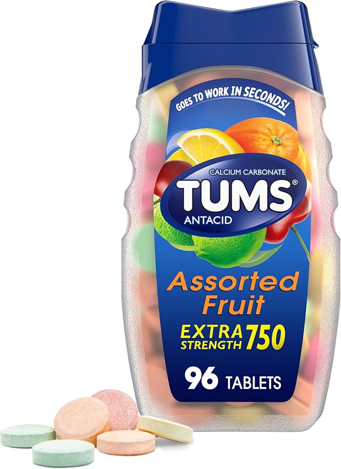 Tums assorted fruit 96 tablets