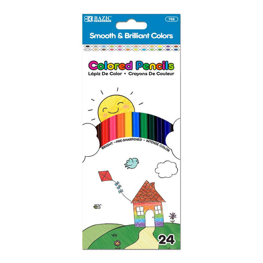 Bazic Colored Pencils - 12 Ct