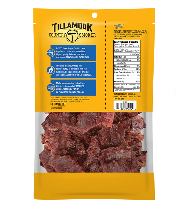 Beef Jerky Sea salt cracked pepper