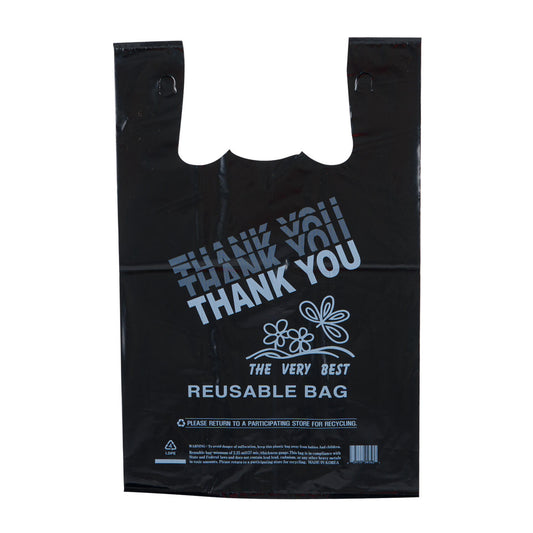 BLACK Grocery THANK YOU Bag - Small 500 CT