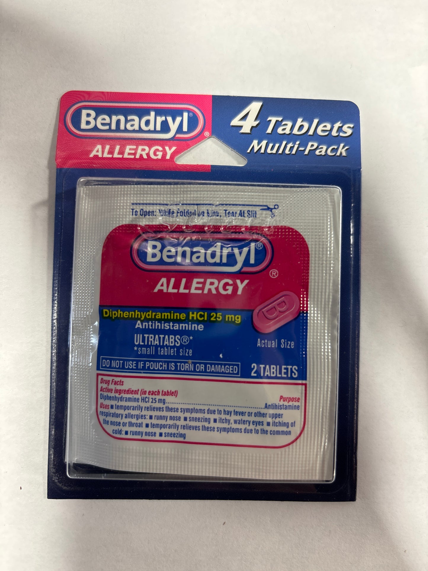 CV Benadryl 25mg 6ct