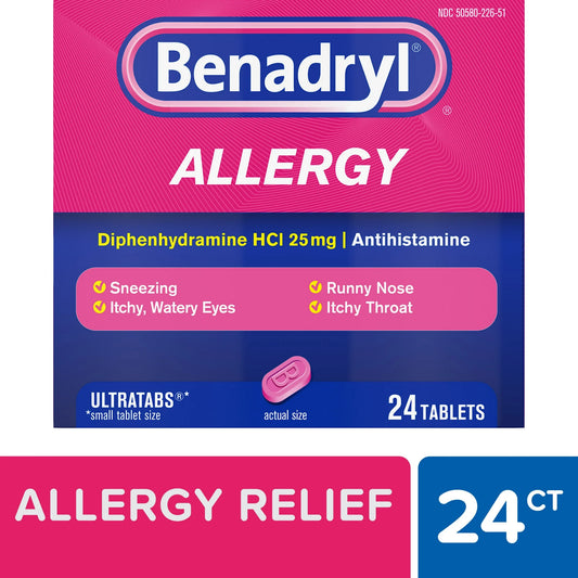 Benadryl Cold & Allergy Relief Tablets