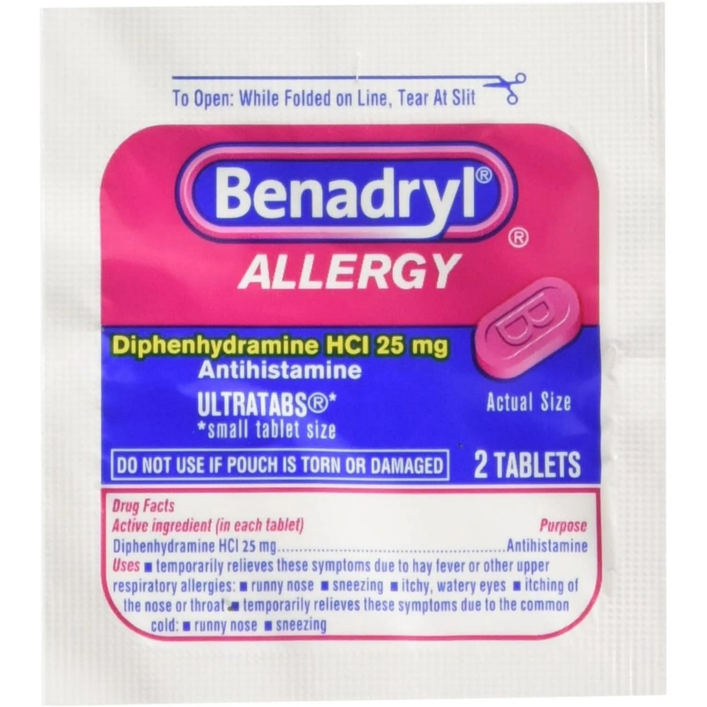 CV Benadryl 25mg 6ct