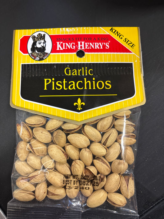 King Henry Garlic Pistachios (HISP)