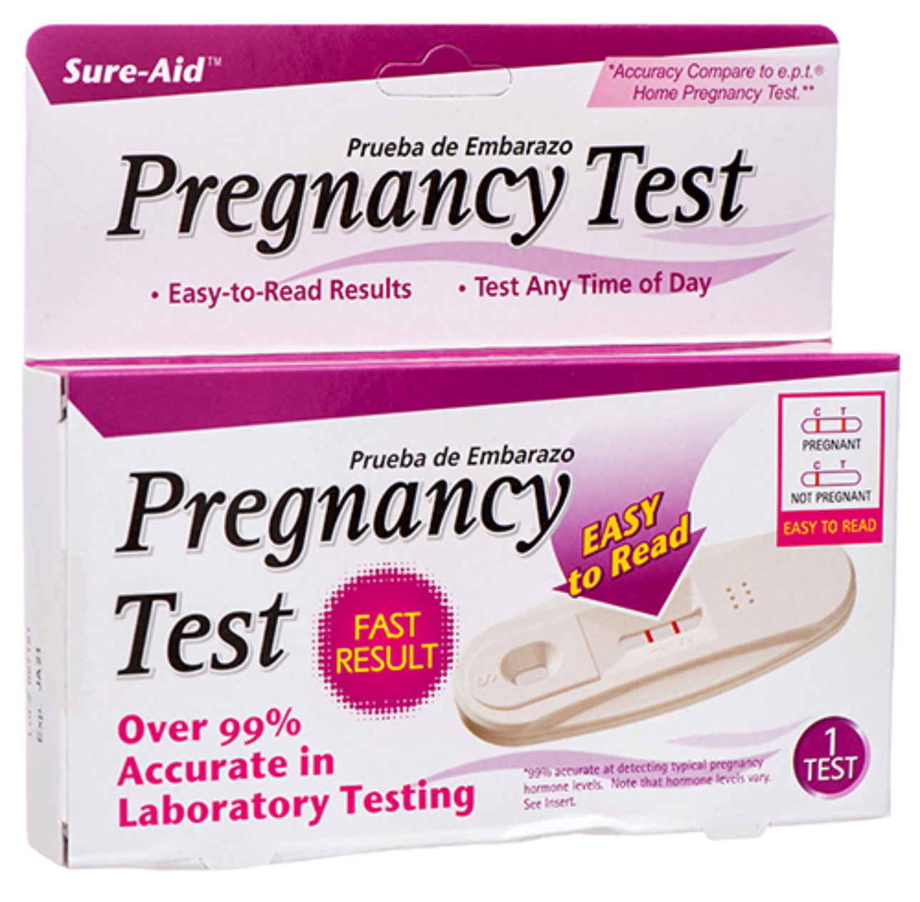 Sure-Aid One Step Pregnancy Test FAST RESULT