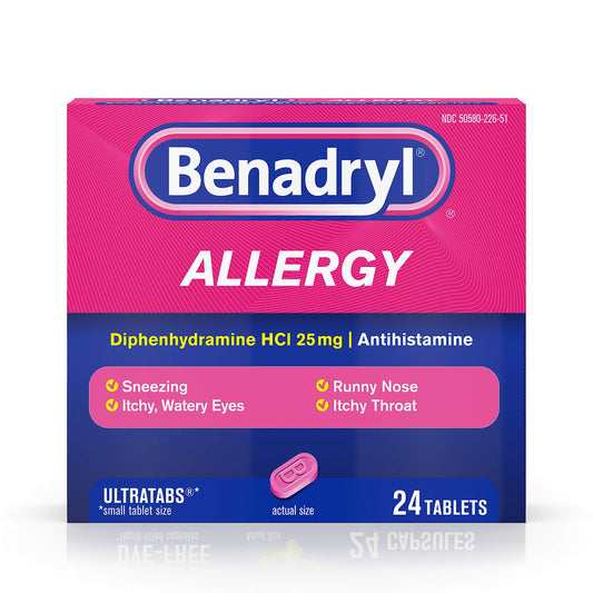 Benadryl Allergy 24 tablets