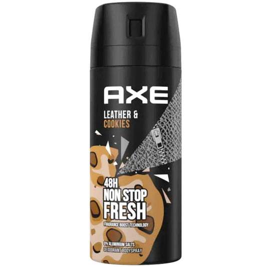 AXE DEODORANT 150 ML LEATHER AND COOCKIES