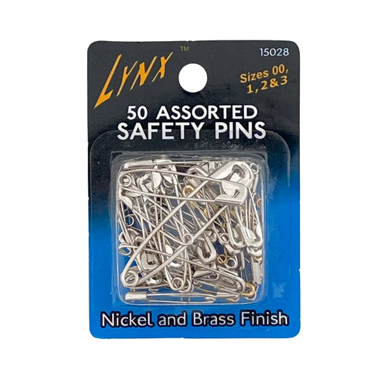 Lynx 50 Assorted Safety Pins