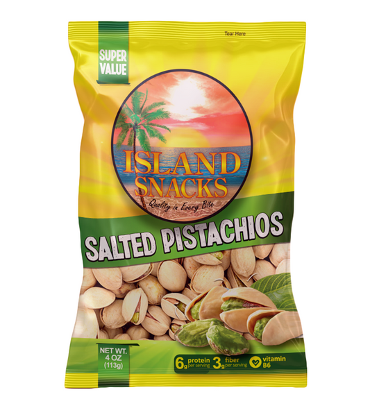 Salted Pistachios - 2.5 oz - 6CT