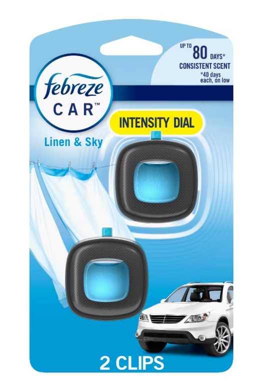 Febreze car freshener - Linen and Sky