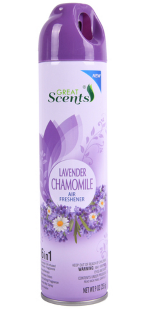 GREAT SCENTS AIR FRESHENER - LAVANDER & CHAMOMILE