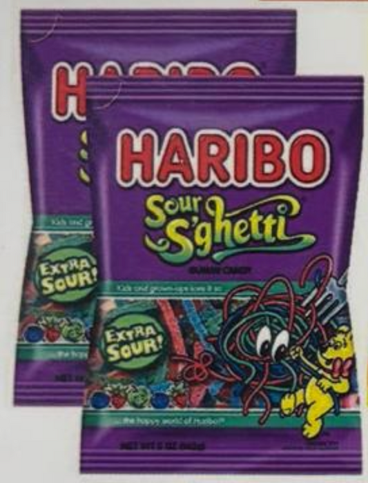 Haribo Sour Sghtti Candy