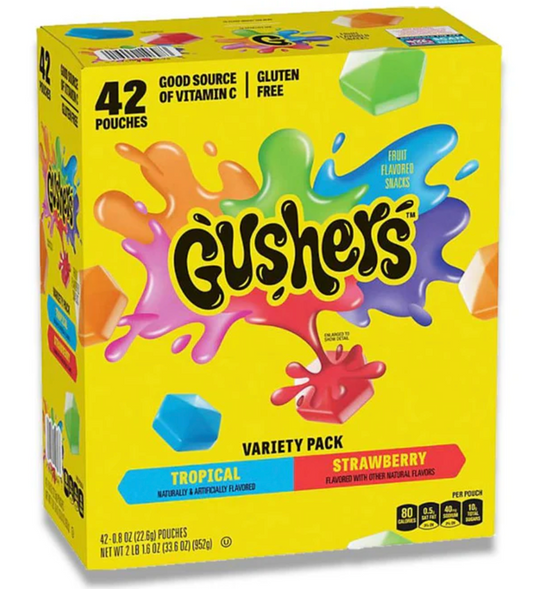 Gushers Fruit Flavors Varitey Pack