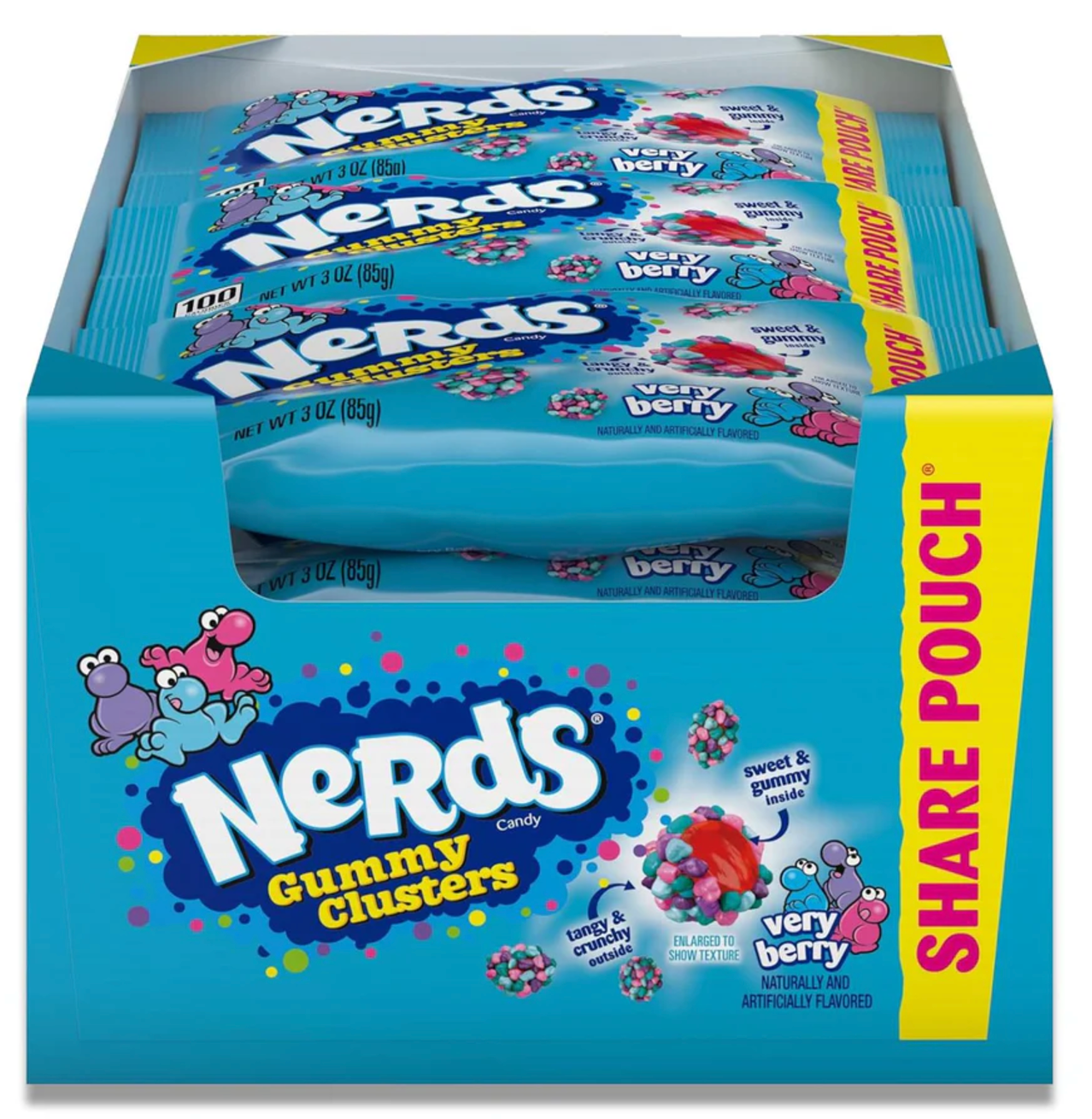 Nerds Gummy Clusters Candy Very Berry