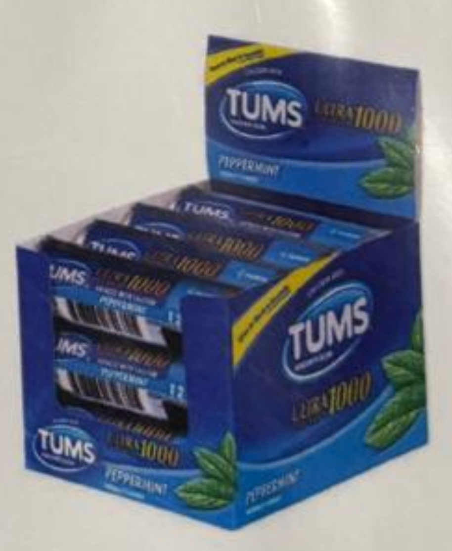 TUMS Antacid Assorted Fruit ULTRA STG 1000