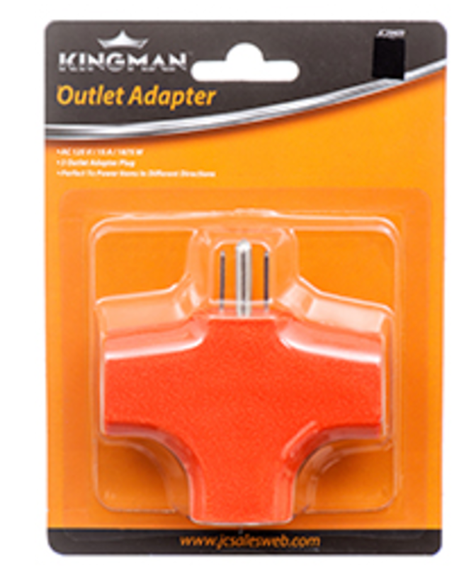 KINGMAN OUTLET TRIPLE POWER ADAPTOR