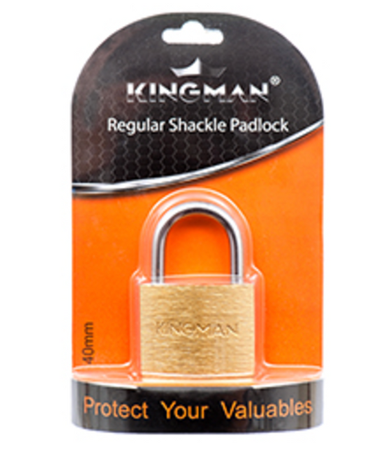 KINGMAN BRASS PADLOCK 40MM