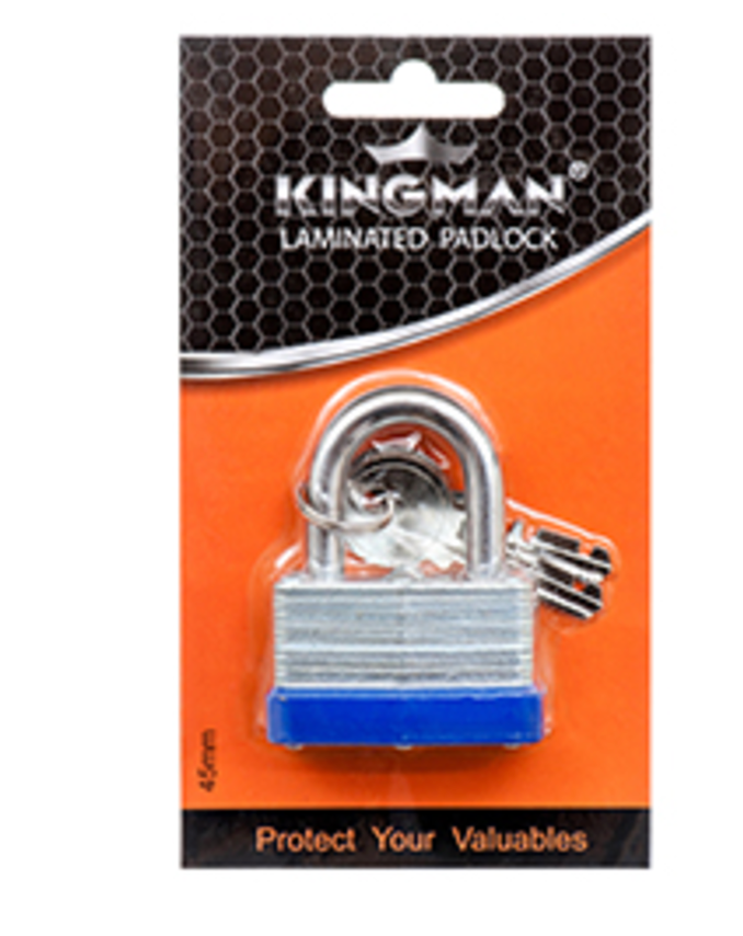 KINGMAN LAMINATED PADLOCK 45MM