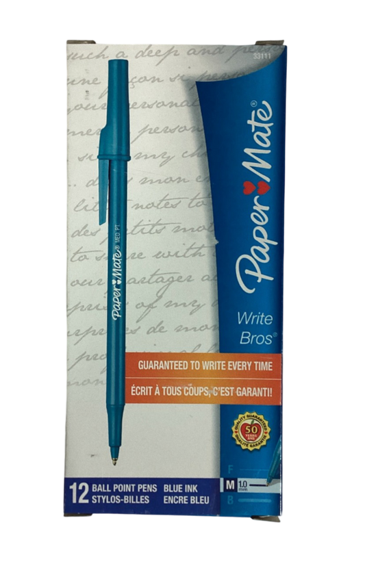 Paper Mate Blue Ink Pen