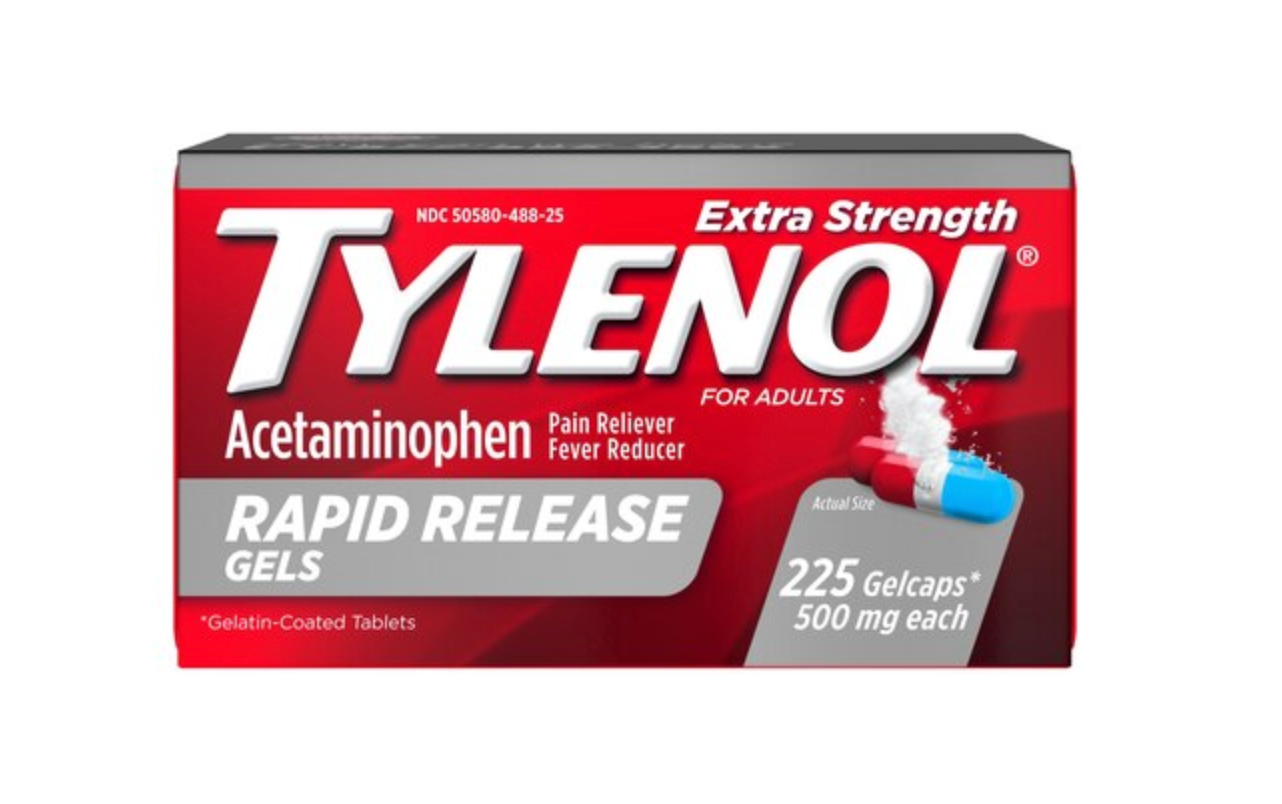 Tylenol Extra Strength Acetaminophen Rapid Release