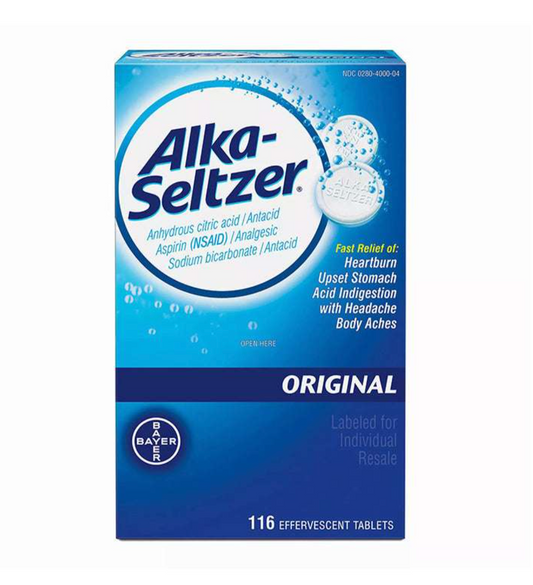 Alka-seltzer  original 116 tablets