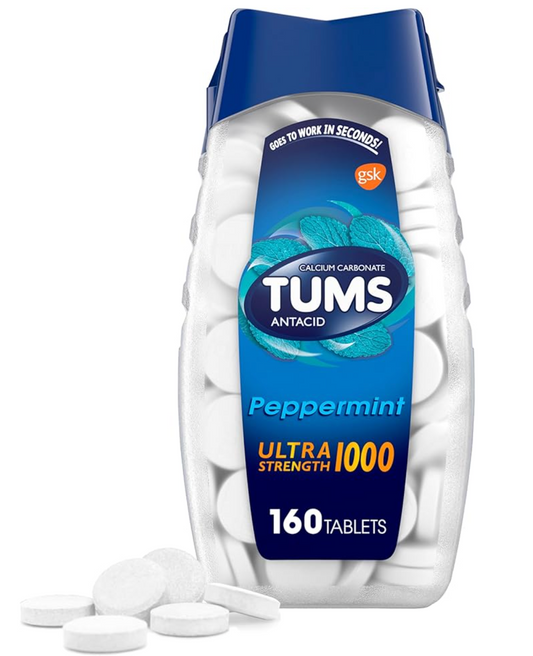 TUMS Ultra Strength Chewable Antacid Tablets