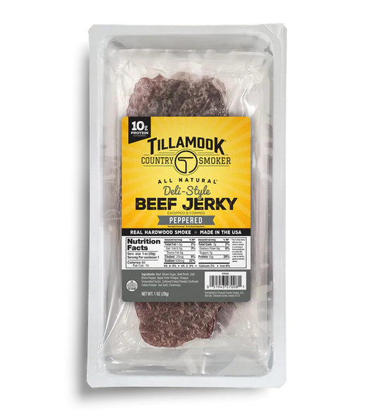 Deli-Style Jerky Peppered 12ct tray