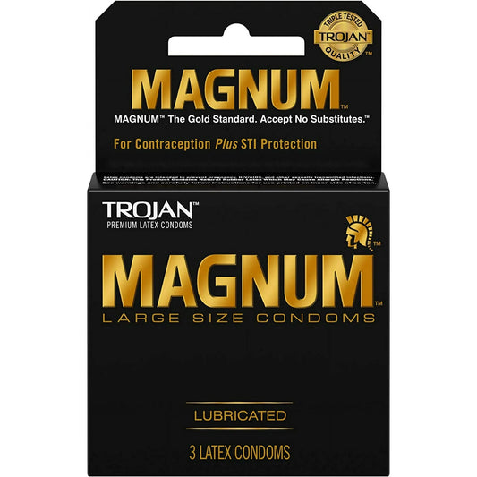 Trojan Black Magnum - 6 Ct