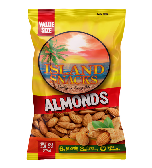 Almonds 2.5 oz.- 6CT