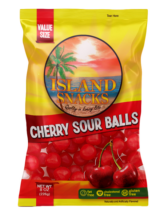 Cherry Sour Balls - 8 oz/6CT