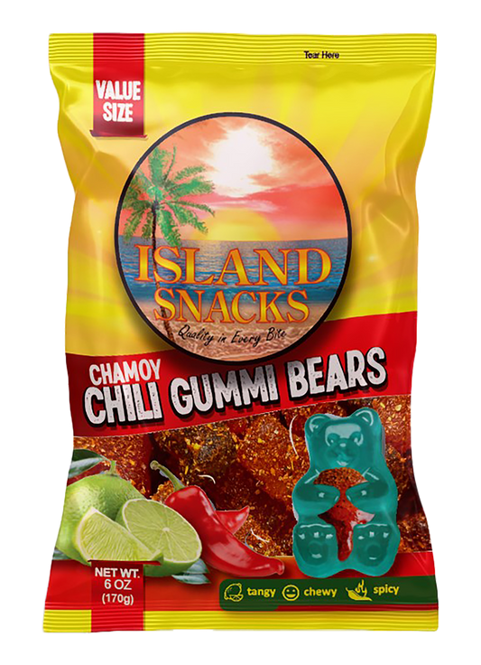 Chili Gummi Bears -  6 oz/6CT