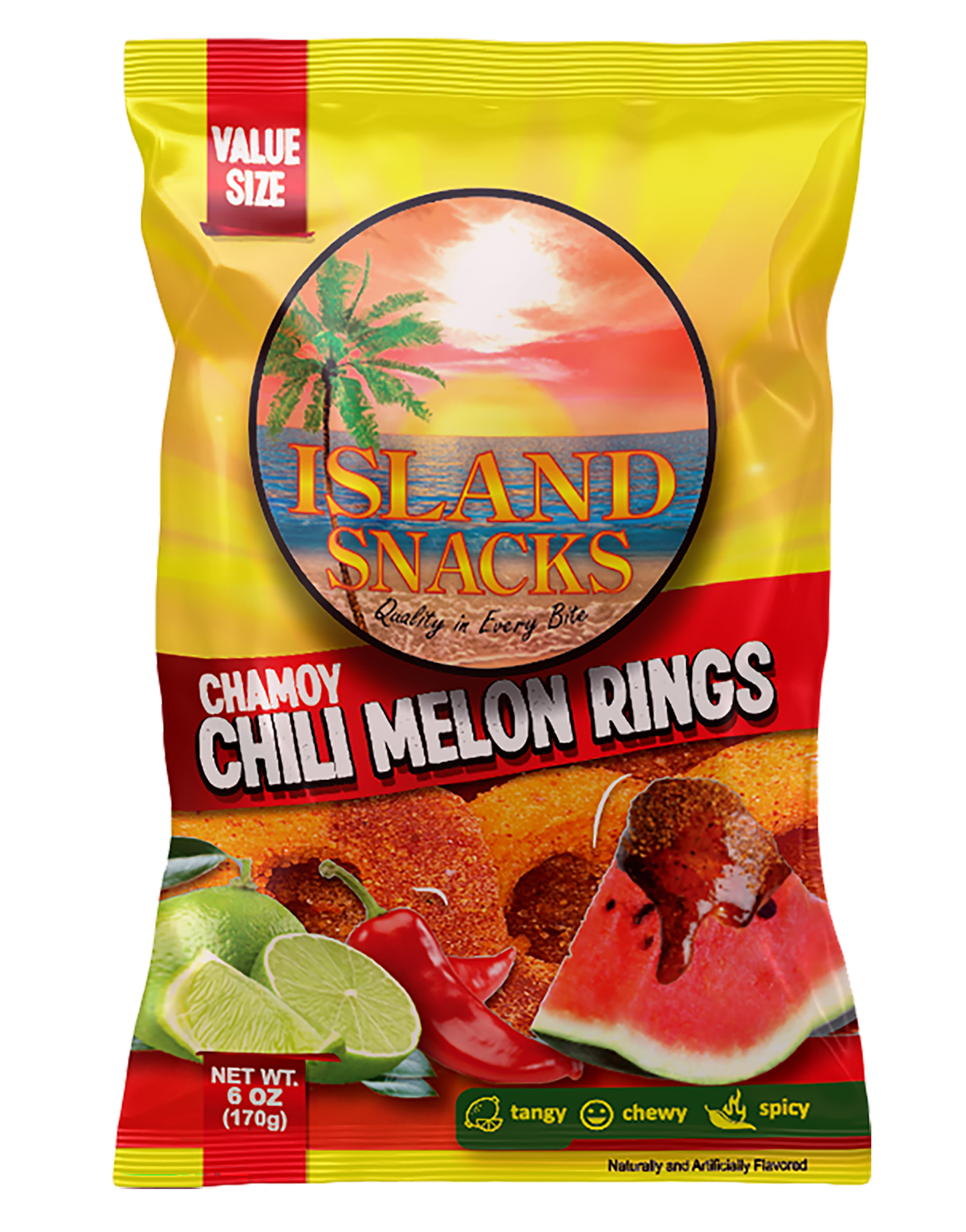 Chili Melon Rings - 6oz - 6CT