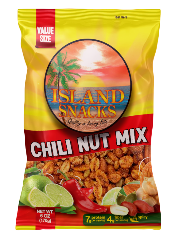 Chile Nut Mix W/Lime 6 oz - 6CT