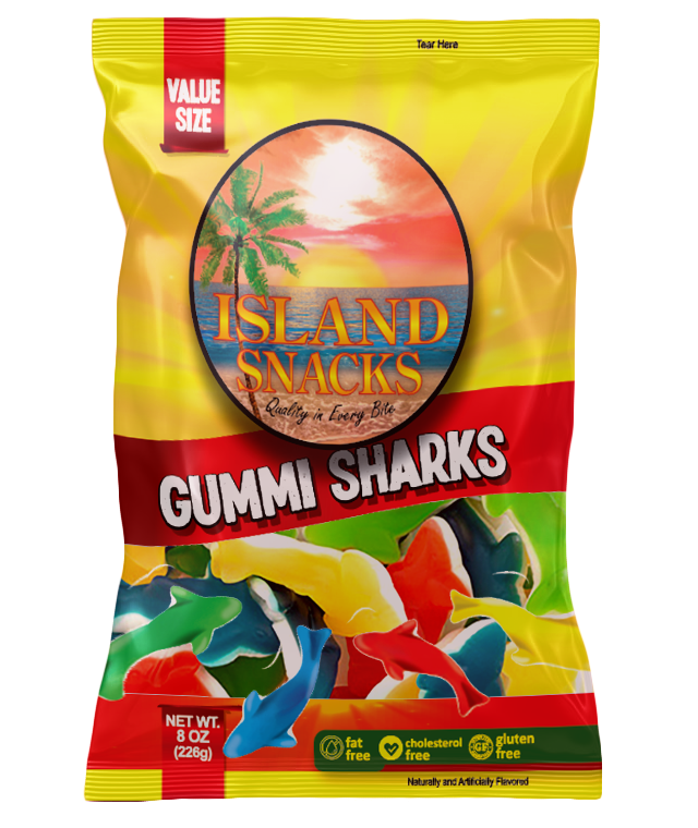 Gummy Sharks - 8 oz/6CT