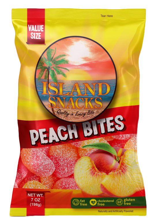 Peach Bites - 7 oz - 6CT