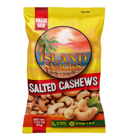 Salted Cashews - 2.25 - 6CT